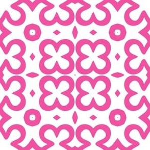 Hot Pink Abstract Design