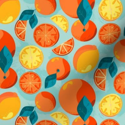 Tangerines, oranges and lemons