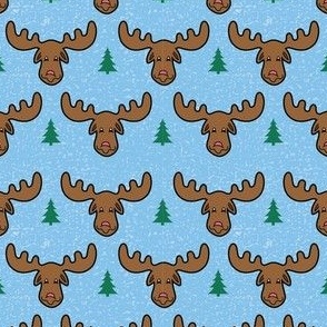 Whimsical Winter Moose