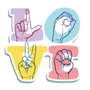 American Sign Language LOVE