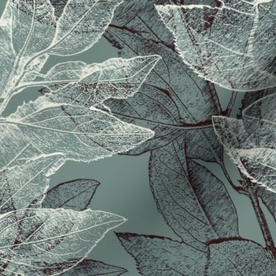 forsythia_leaves_teal_gray