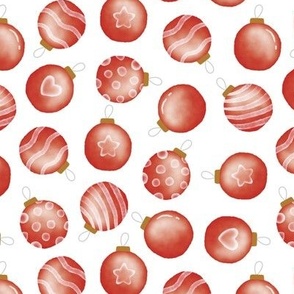 Christmas Ornaments - Red