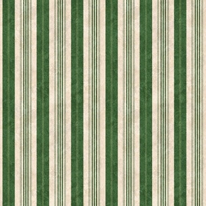Rococco Toile Stripe Green Mix 9x9in