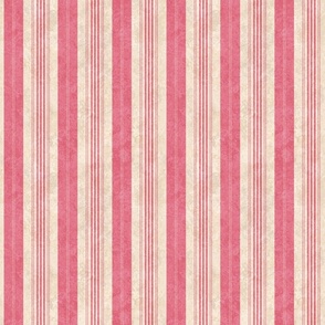 Rococo Toile Stripe Pink Mix