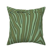 Zebra in Green