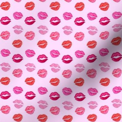 leopard print lips on pink , full of love on valentines day