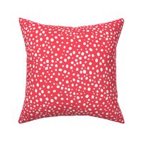 Red and White Cow Dots
