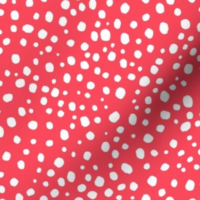 Red and White Cow Dots