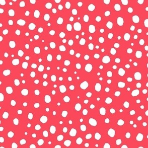 Red and White Cow Dots