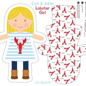 Cut and Sew Lobster Girl Blonde