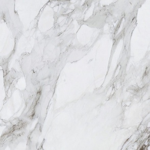 White Natural Marble  - Natural Grey Veined Stone