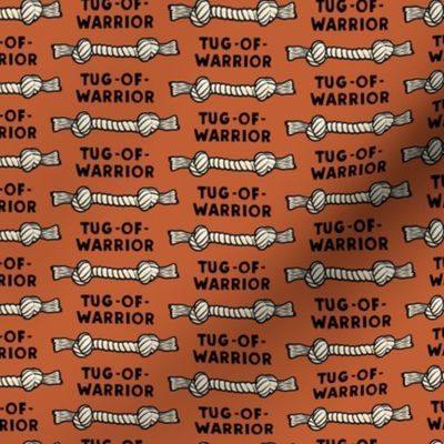 Tug - of - warrior - dog rope bone - rust - LAD22