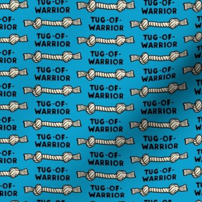 Tug - of - warrior - dog rope bone - blue - LAD22