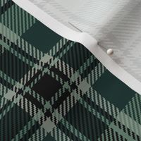 Three Ribbon Plaid in Mint and Forest Green