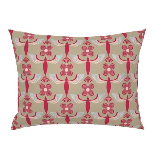 Spoonflower Removable Wallpaper Swatch - Bold Coral Magenta Lv