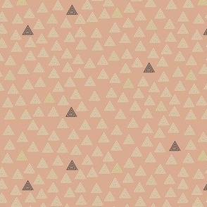 Pink maze triangles