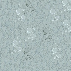 Blue grey bubbles