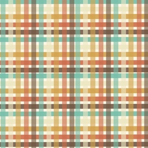 Retro plaids pattern second