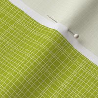 Off The Grid - Plaid Geometric Green