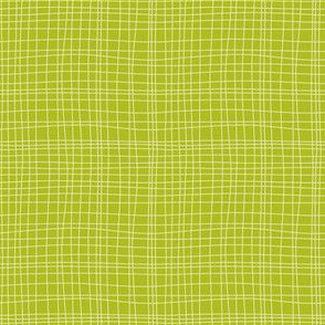 Off The Grid - Plaid Geometric Green