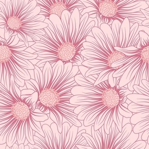 Amarina - Rose - Floral in Pink - Large