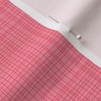 Off The Grid - Plaid Geometric Pink