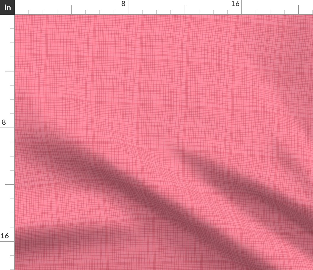 Off The Grid - Plaid Geometric Pink