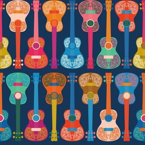 Normal scale • Hawaiian ukulele blue - Bright Ukuleles