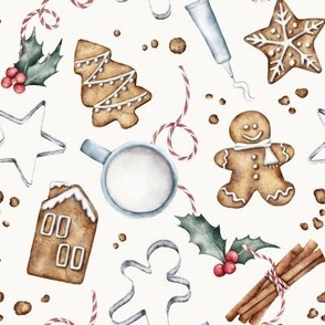 gingerbread cookies - 8" repeat