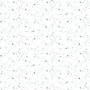 Green White Speckled Terrazzo Seamless Repeat