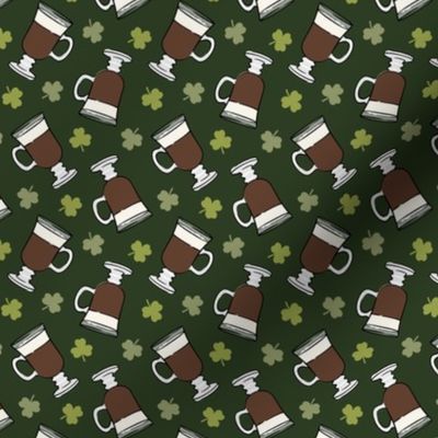 (small scale) Irish coffee - dark green - LAD22