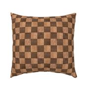 2 inch Dark Wood Checkerboard Chess Marquetry Pattern