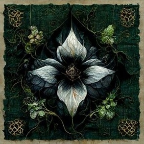 Evergreen gothic quilt 3