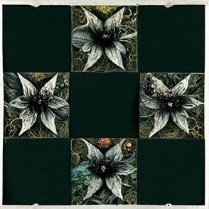 Evergreen gothic quilt 4