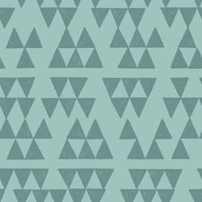 Triangles Teal