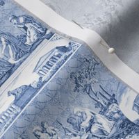 1821 Historical Toile de Jouy in Wedgewood Blue