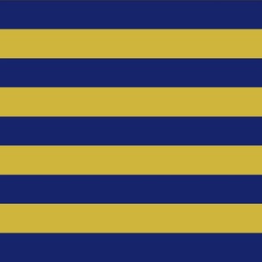 Arizona State Blue and Old Gold Horizontal Stripes