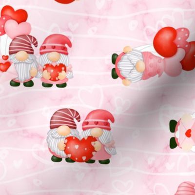 Pink Gnomes in Love 