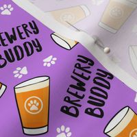 Brewery Buddy - Dog and Beers - Beer glass - purple - LAD22