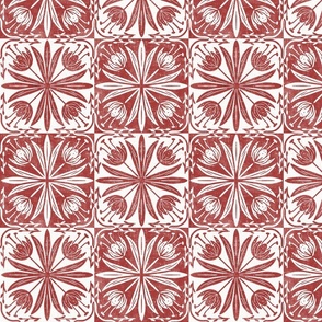 Carolina lily- checkers, red