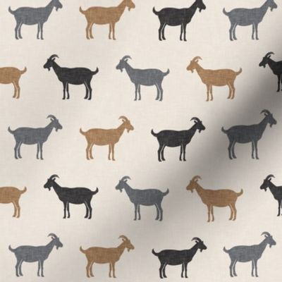 (small scale) goats - farm animals - multi neutrals  - LAD22