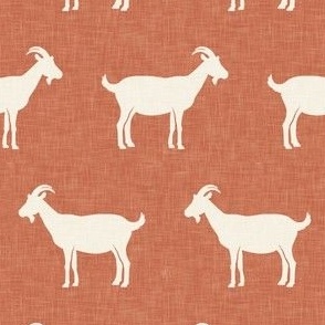 goats - farm animals - terracotta  - LAD22