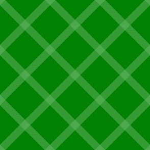 Green Diagonal Windowpane