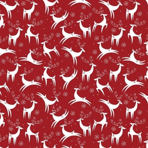 Merry Reindeer- Red