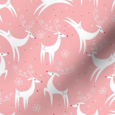 Merry Reindeer- Pink