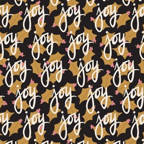 Joy Holly  | Black, Ochre, Hot Pink + Marshmallow 