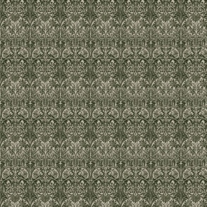 Bluebell- SMALL - by William Morris - blue adaption - sage  William Morris art nouveau deco, Antiqued Damask