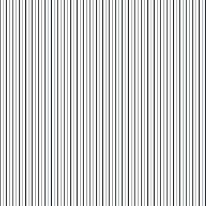 Art deco navy stripes on white