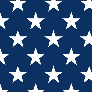 Stars on Old Glory Blue, Large Scale