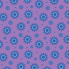 Blue stars pattern